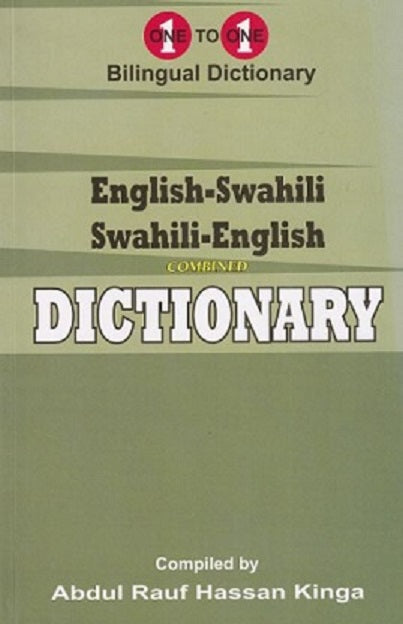 One 2 One Bilingual English Swahili Combined Dictionary (paperback)