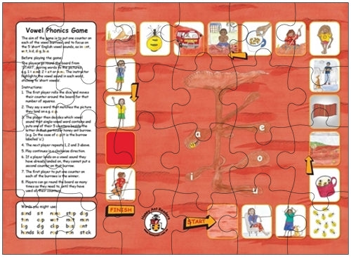 Honey Ant Readers Board Games + Puzzle in one!